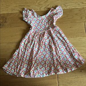 2T - PLAY by Littlesleepies - Colorful Rainbow Bamboo Dress